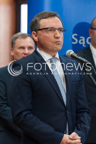  16.10.2017 WARSZAWA<br />KONFERENCJA MINISTRA SPRAWIEDLIWOSCI W SADZIE OKREGOWYM<br />N/Z ZBIGNIEW ZIOBRO<br /> 