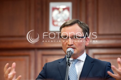  16.10.2017 WARSZAWA<br />KONFERENCJA MINISTRA SPRAWIEDLIWOSCI W SADZIE OKREGOWYM<br />N/Z ZBIGNIEW ZIOBRO<br /> 