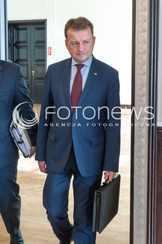  17.10.2017 WARSZAWA<br />POSIEDZENIE RADY MINISTROW<br />N/Z MARIUSZ BLASZCZAK<br /> 