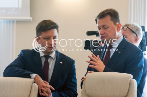  17.10.2017 WARSZAWA<br />POSIEDZENIE RADY MINISTROW<br />N/Z MARIUSZ BLASZCZAK MICHAL DWORCZYK<br /> 