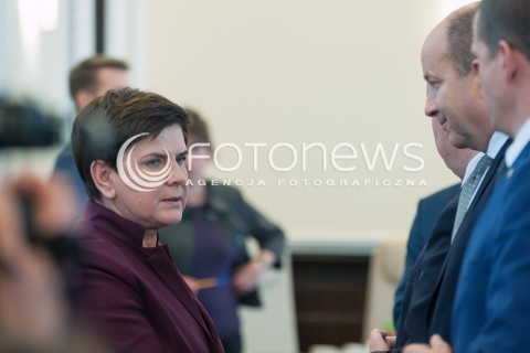  17.10.2017 WARSZAWA<br />POSIEDZENIE RADY MINISTROW<br />N/Z BEATA SZYDLO KONSTANTY RADZIWILL<br /> 