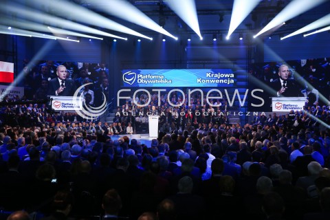  21.10.2017 LODZ<br />KONWENCJA PLATFORMY OBYWATELSKIEJ W LODZI<br />N/Z GRZEGORZ SCHETYNA<br /> 