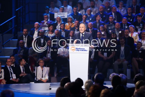  21.10.2017 LODZ<br />KONWENCJA PLATFORMY OBYWATELSKIEJ W LODZI<br />N/Z GRZEGORZ SCHETYNA<br /> 