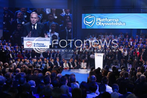  21.10.2017 LODZ<br />KONWENCJA PLATFORMY OBYWATELSKIEJ W LODZI<br />N/Z GRZEGORZ SCHETYNA<br /> 