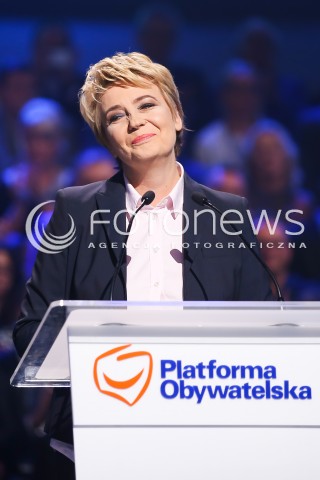  21.10.2017 LODZ<br />KONWENCJA PLATFORMY OBYWATELSKIEJ W LODZI<br />N/Z HANNA ZDANOWSKA<br /> 