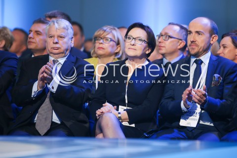  21.10.2017 LODZ<br />KONWENCJA PLATFORMY OBYWATELSKIEJ W LODZI<br />N/Z EWA KOPACZ BORYS BUDKA BOGDAN BORUSEWICZ <br /> 