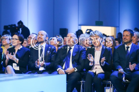  21.10.2017 LODZ<br />KONWENCJA PLATFORMY OBYWATELSKIEJ W LODZI<br />N/Z EWA KOPACZ BORYS BUDKA GRZEGORZ SCHETYNA HANNA ZDANOWSKA RAFAL TRZASKOWSKI <br /> 