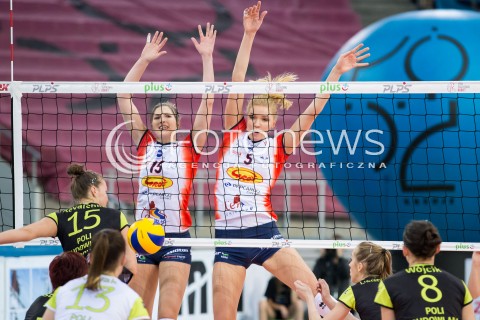  21.10.2017 LODZ SIATKOWKA <br />
ORLEN LIGA SEZON 2017/2018 <br />
GROT BUDOWLANI LODZ - POLI BUDOWLANI TORUN<br />
N/Z AGNIESZKA KAKOLEWSKA KAJA GROBELNA<br />
 