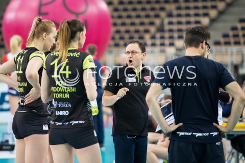  21.10.2017 LODZ SIATKOWKA <br />
ORLEN LIGA SEZON 2017/2018 <br />
GROT BUDOWLANI LODZ - POLI BUDOWLANI TORUN<br />
N/Z TRENER NICOLA VETTORI EMOCJE<br />
 