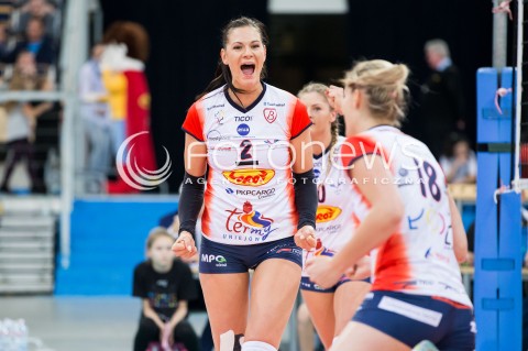  21.10.2017 LODZ SIATKOWKA <br />
ORLEN LIGA SEZON 2017/2018 <br />
GROT BUDOWLANI LODZ - POLI BUDOWLANI TORUN<br />
N/Z RADOSC EMOCJE WYGRANA GABRIELA POLANSKA<br />
 