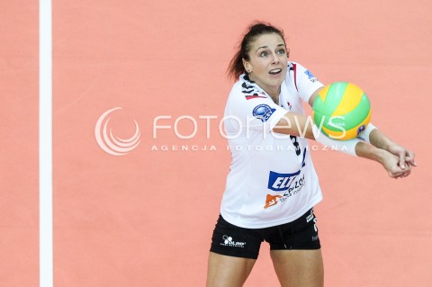  21.10.2017 RZESZOW POLAND<br />SIATKOWKA LIGA MISTRZYN <br />2018 CEV VOLLEYBALL CHAMPIONS LEAGUE - WOMEN <br />MECZ DEVELOPRES SKYRES RZESZOW - HAPOEL KFAR SABA <br />N/Z ANNA KACZMAR SYLWETKA <br /> 