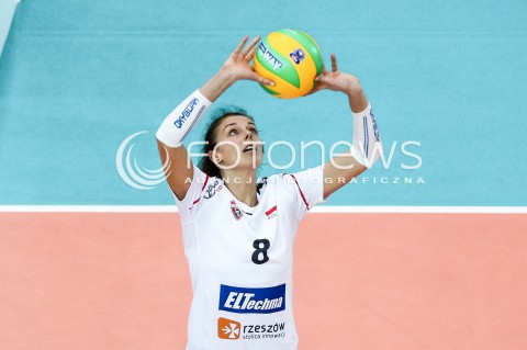  21.10.2017 RZESZOW POLAND<br />SIATKOWKA LIGA MISTRZYN <br />2018 CEV VOLLEYBALL CHAMPIONS LEAGUE - WOMEN <br />MECZ DEVELOPRES SKYRES RZESZOW - HAPOEL KFAR SABA <br />N/Z ANNA KACZMAR SYLWETKA <br /> 