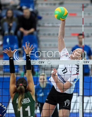  21.10.2017 RZESZOW POLAND<br />SIATKOWKA LIGA MISTRZYN <br />2018 CEV VOLLEYBALL CHAMPIONS LEAGUE - WOMEN <br />MECZ DEVELOPRES SKYRES RZESZOW - HAPOEL KFAR SABA <br />N/Z JULIIA ANDRUSZKO <br /> 