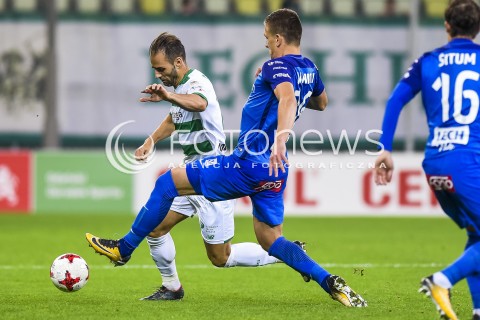 21.10.2017 GDANSK <br />PILKA NOZNA - EKSTRAKLASA SEZON 2017/2018<br />MECZ LECHIA GDANSK - LECH POZNAN<br />N/Z MARCO PAIXAO<br /> 