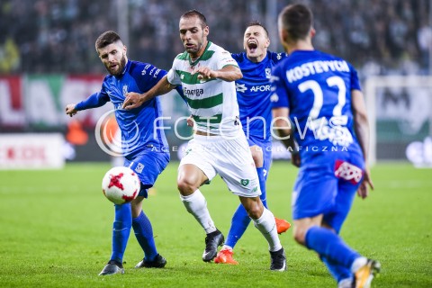  21.10.2017 GDANSK <br />PILKA NOZNA - EKSTRAKLASA SEZON 2017/2018<br />MECZ LECHIA GDANSK - LECH POZNAN<br />N/Z FLAVIO PAIXAO<br /> 
