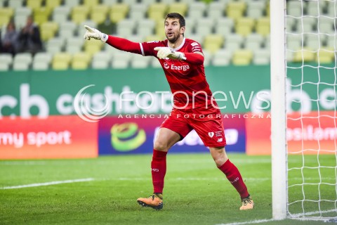  21.10.2017 GDANSK <br />PILKA NOZNA - EKSTRAKLASA SEZON 2017/2018<br />MECZ LECHIA GDANSK - LECH POZNAN<br />N/Z DUSAN KUCIAK<br /> 