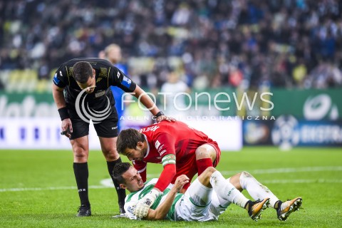  21.10.2017 GDANSK <br />PILKA NOZNA - EKSTRAKLASA SEZON 2017/2018<br />MECZ LECHIA GDANSK - LECH POZNAN<br />N/Z DUSAN KUCIAK RAFAL WOLSKI TOMASZ MUSIAL<br /> 