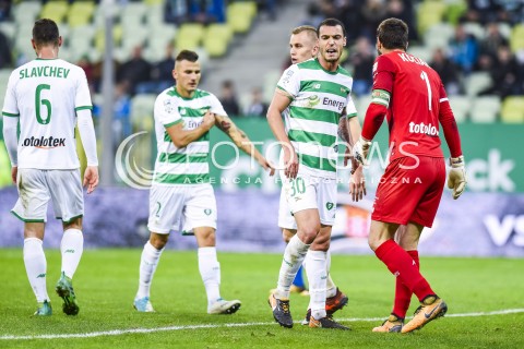  21.10.2017 GDANSK <br />PILKA NOZNA - EKSTRAKLASA SEZON 2017/2018<br />MECZ LECHIA GDANSK - LECH POZNAN<br />N/Z JOAO NUNES<br /> 