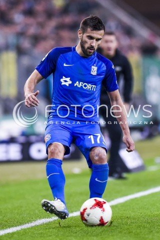  21.10.2017 GDANSK <br />PILKA NOZNA - EKSTRAKLASA SEZON 2017/2018<br />MECZ LECHIA GDANSK - LECH POZNAN<br />N/Z MACIEJ MAKUSZEWSKI<br /> 