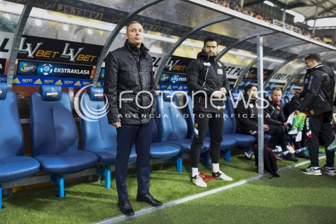  22.10.2017 GDYNIA <br />PILKA NOZNA - EKSTRAKLASA SEZON 2017/2018<br />MECZ ARKA GDYNIA - JAGIELLONIA BIALYSTOK<br />N/Z IRENEUSZ MAMROT<br /> 