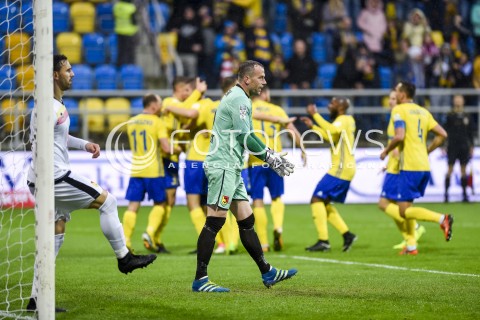 22.10.2017 GDYNIA <br />PILKA NOZNA - EKSTRAKLASA SEZON 2017/2018<br />MECZ ARKA GDYNIA - JAGIELLONIA BIALYSTOK<br />N/Z MARIAN KELEMEN<br /> 