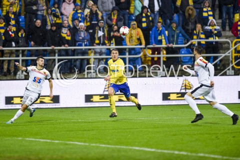  22.10.2017 GDYNIA <br />PILKA NOZNA - EKSTRAKLASA SEZON 2017/2018<br />MECZ ARKA GDYNIA - JAGIELLONIA BIALYSTOK<br />N/Z DAMIAN ZBOZIEN<br /> 