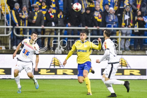  22.10.2017 GDYNIA <br />PILKA NOZNA - EKSTRAKLASA SEZON 2017/2018<br />MECZ ARKA GDYNIA - JAGIELLONIA BIALYSTOK<br />N/Z DAMIAN ZBOZIEN<br /> 