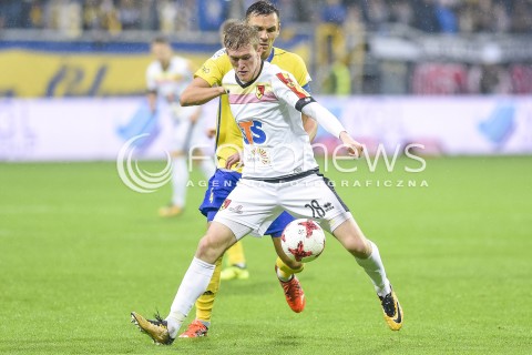  22.10.2017 GDYNIA <br />PILKA NOZNA - EKSTRAKLASA SEZON 2017/2018<br />MECZ ARKA GDYNIA - JAGIELLONIA BIALYSTOK<br />N/Z KAROL SWIDERSKI DAWID SOLDECKI<br /> 
