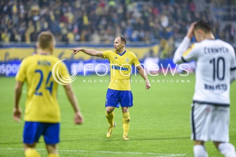  22.10.2017 GDYNIA <br />PILKA NOZNA - EKSTRAKLASA SEZON 2017/2018<br />MECZ ARKA GDYNIA - JAGIELLONIA BIALYSTOK<br />N/Z RAFAL SIEMASZKO<br /> 