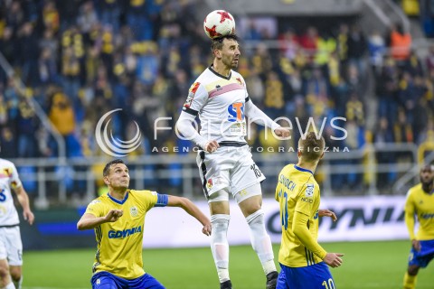  22.10.2017 GDYNIA <br />PILKA NOZNA - EKSTRAKLASA SEZON 2017/2018<br />MECZ ARKA GDYNIA - JAGIELLONIA BIALYSTOK<br />N/Z GUTIERI TOMELIN<br /> 