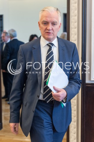  24.10.2017 WARSZAWA<br />POSIEDZENIE RADY MINISTROW<br />N/Z JAROSLAW GOWIN<br /> 
