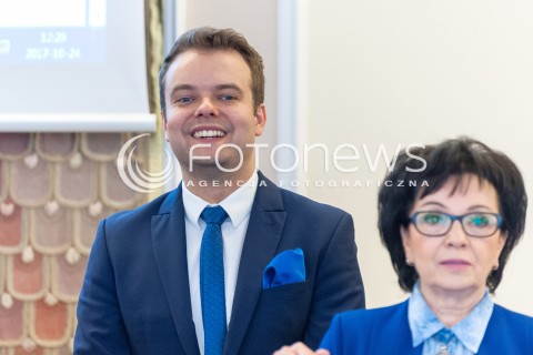  24.10.2017 WARSZAWA<br />POSIEDZENIE RADY MINISTROW<br />N/Z RAFAL BOCHENEK ELZBIETA WITEK<br /> 