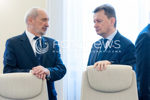  24.10.2017 WARSZAWA<br />POSIEDZENIE RADY MINISTROW<br />N/Z ANTONI MACIEREWICZ MARIUSZ KAMINSKI <br /> 