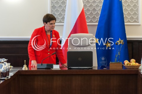  24.10.2017 WARSZAWA<br />POSIEDZENIE RADY MINISTROW<br />N/Z BEATA SZYDLO<br /> 