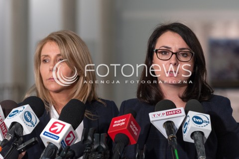  25.10.2017 WARSZAWA<br />POSIEDZENIE SEJMU RP<br />N/Z KAMILA GASIUK PIHOWICZ BARBARA DOLNIAK<br /> 