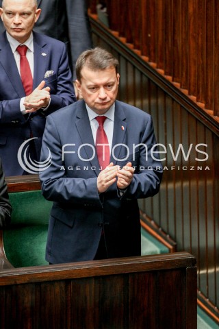  27.10.2017 WARSZAWA SEJM<br />POSIEDZENIE SEJMU RP<br />N/Z MARIUSZ BLASZCZAK<br /> 