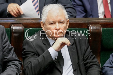  27.10.2017 WARSZAWA SEJM<br />POSIEDZENIE SEJMU RP<br />N/Z JAROSLAW KACZYNSKI<br /> 