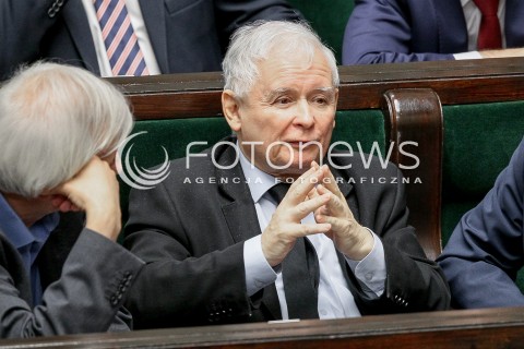  27.10.2017 WARSZAWA SEJM<br />POSIEDZENIE SEJMU RP<br />N/Z JAROSLAW KACZYNSKI<br /> 
