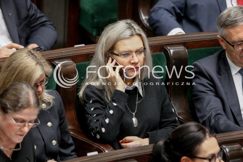  27.10.2017 WARSZAWA SEJM<br />POSIEDZENIE SEJMU RP<br />N/Z MALGORZATA WASSERMANN<br /> 