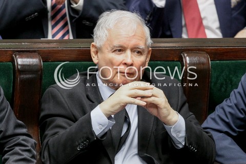  27.10.2017 WARSZAWA SEJM<br />POSIEDZENIE SEJMU RP<br />N/Z JAROSLAW KACZYNSKI<br /> 