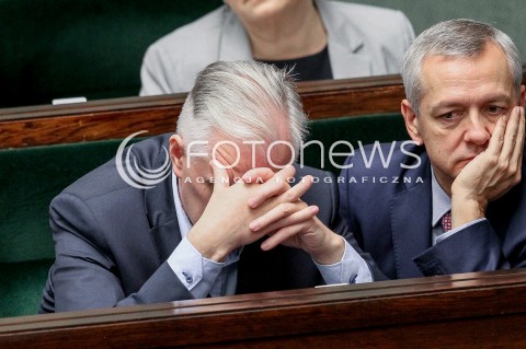  27.10.2017 WARSZAWA SEJM<br />POSIEDZENIE SEJMU RP<br />N/Z JAROSLAW GOWIN JACEK ZALEK<br /> 