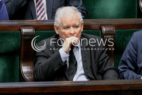  27.10.2017 WARSZAWA SEJM<br />POSIEDZENIE SEJMU RP<br />N/Z JAROSLAW KACZYNSKI<br /> 