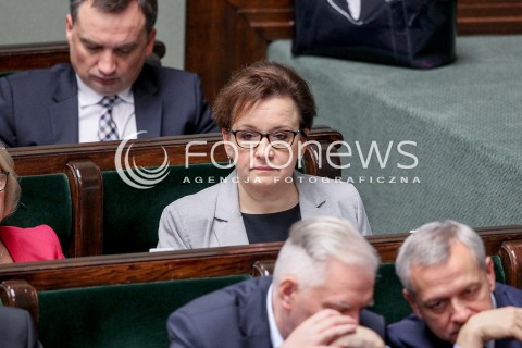  27.10.2017 WARSZAWA SEJM<br />POSIEDZENIE SEJMU RP<br />N/Z ANNA ZALEWSKA<br /> 