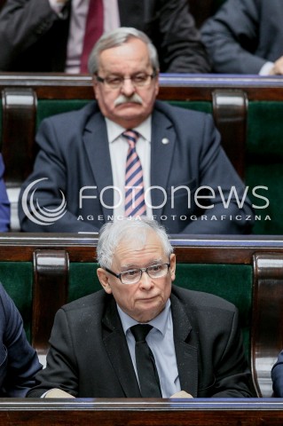  27.10.2017 WARSZAWA SEJM<br />POSIEDZENIE SEJMU RP<br />N/Z JAROSLAW KACZYNSKI LEONARD KRASULSKI<br /> 