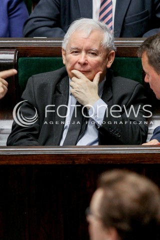  27.10.2017 WARSZAWA SEJM<br />POSIEDZENIE SEJMU RP<br />N/Z JAROSLAW KACZYNSKI ANNA ZALEWSKA<br /> 