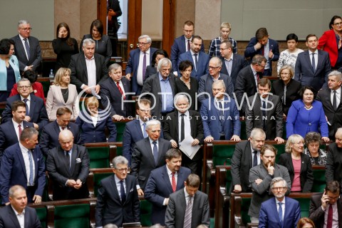  27.10.2017 WARSZAWA SEJM<br />POSIEDZENIE SEJMU RP<br />N/Z JAROSLAW KACZYNSKI RYSZARD TERLECKI OBRADY POSIEDZENIE<br /> 