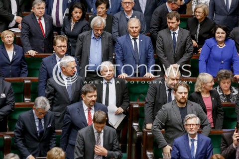  27.10.2017 WARSZAWA SEJM<br />POSIEDZENIE SEJMU RP<br />N/Z JAROSLAW KACZYNSKI RYSZARD TERLECKI OBRADY POSIEDZENIE<br /> 