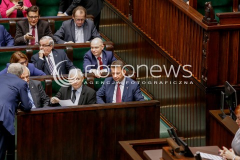 27.10.2017 WARSZAWA SEJM<br />POSIEDZENIE SEJMU RP<br />N/Z JAROSLAW KACZYNSKI MARIUSZ BLASZCZAK OBRADY <br /> 