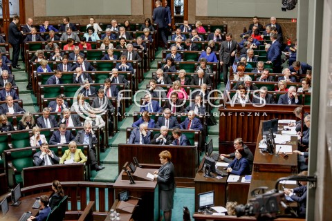  27.10.2017 WARSZAWA SEJM<br />POSIEDZENIE SEJMU RP<br />N/Z SALA WIDOK VIEW OBRADY POSIEDZENIE<br /> 
