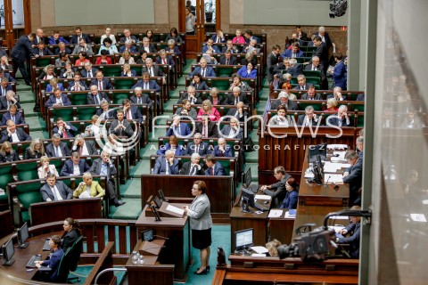  27.10.2017 WARSZAWA SEJM<br />POSIEDZENIE SEJMU RP<br />N/Z ANNA ZALEWSKA SALA OBRAD POSIEDZENIE GLOSOWANIE<br /> 